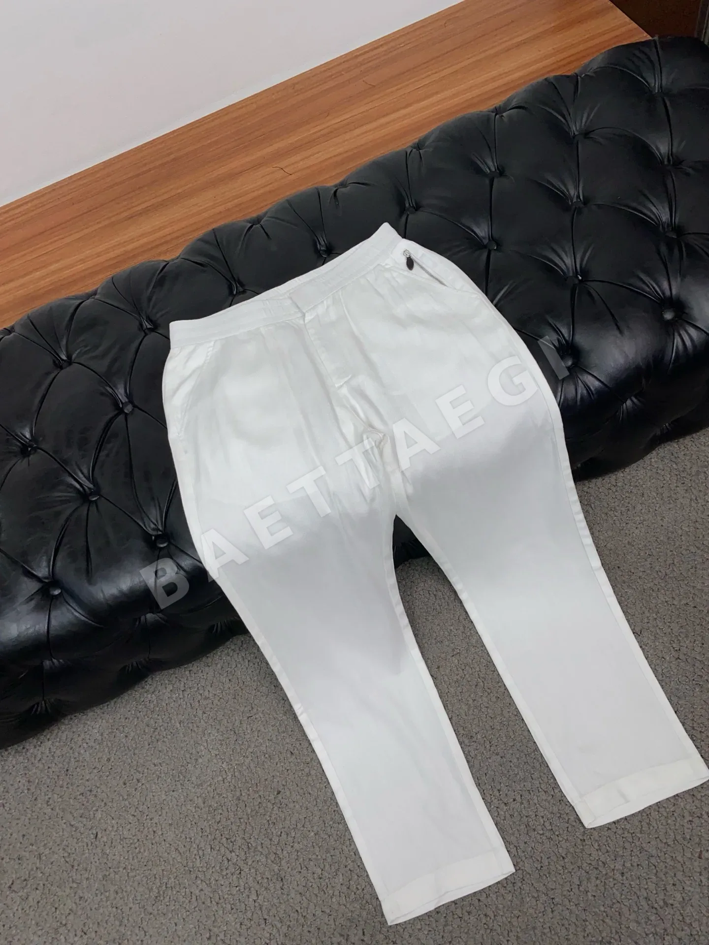 벨루티 남성 린넨 스트레이트 팬츠 상세 이미지 6