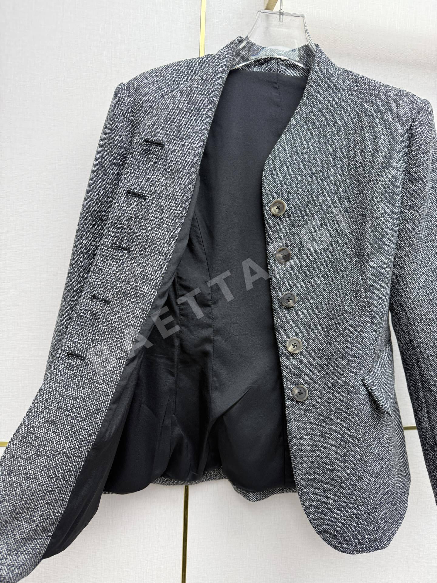 발망 V넥 노카라 울 자켓 상세 이미지 7
