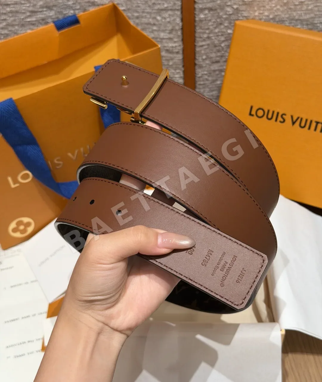 루이비통 이니셜 40mm 리버시블 벨트 상세 이미지 4