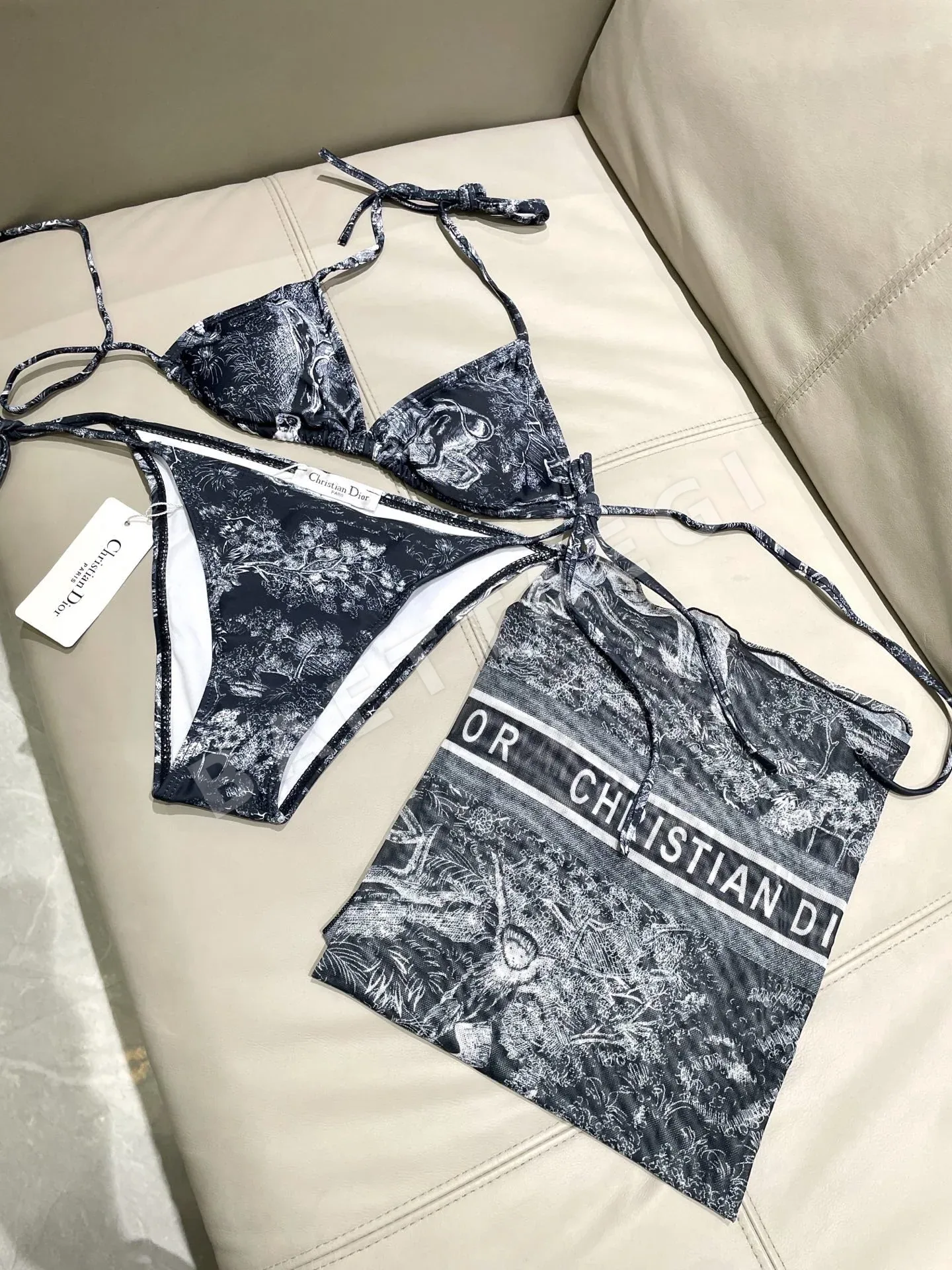 디올 애니멀 프린트 여성 원피스 수영복 상세 이미지 16
