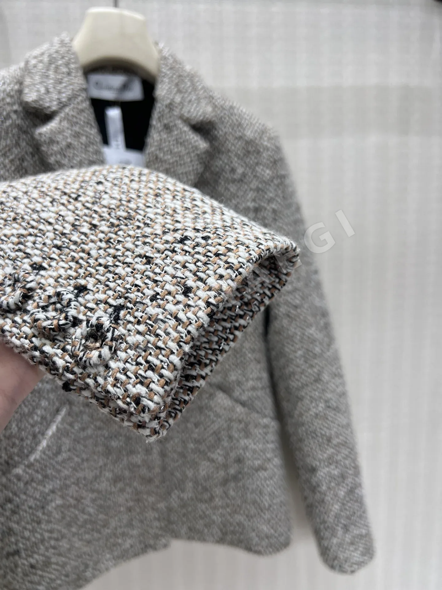 디올 트위드 피시테일 여성 자켓 상세 이미지 7