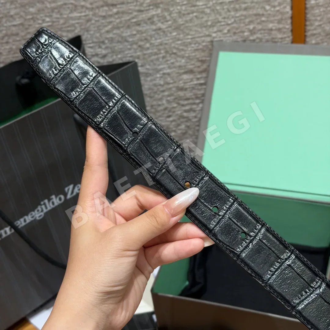 제냐 리버시블 남성 가죽 벨트 35MM 상세 이미지 7