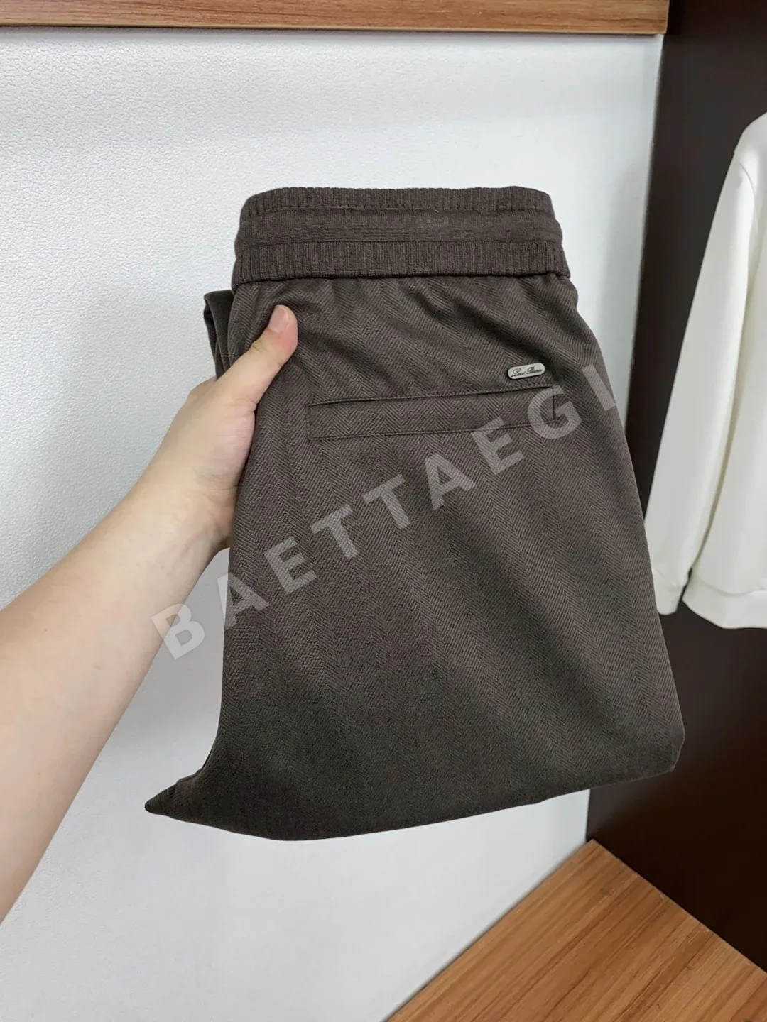 로로피아나 린넨 남성 바지 203829