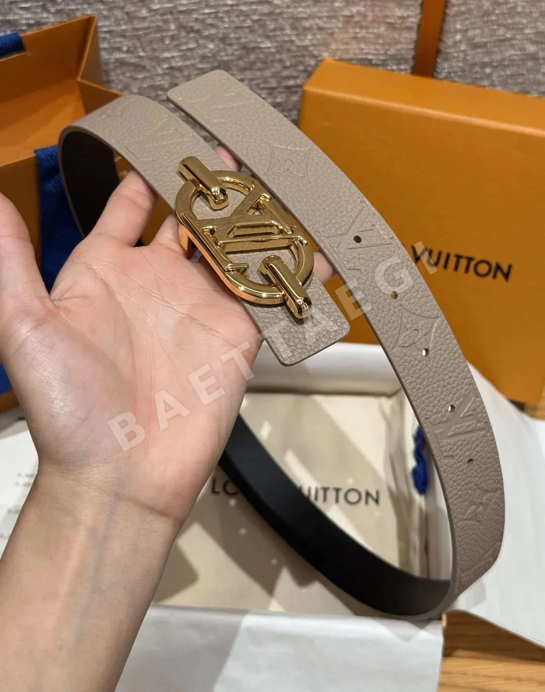 루이비통 디멘션 30mm 양면 벨트 상세 이미지 5