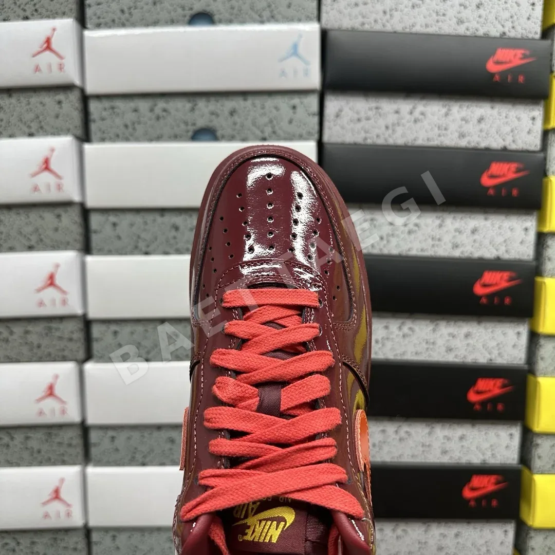 나이키 [YH] 에어 포스 1 로우 IO4489-601 201693 Nike Air Force 1 Low Patent Leather Dark 상세 이미지 6