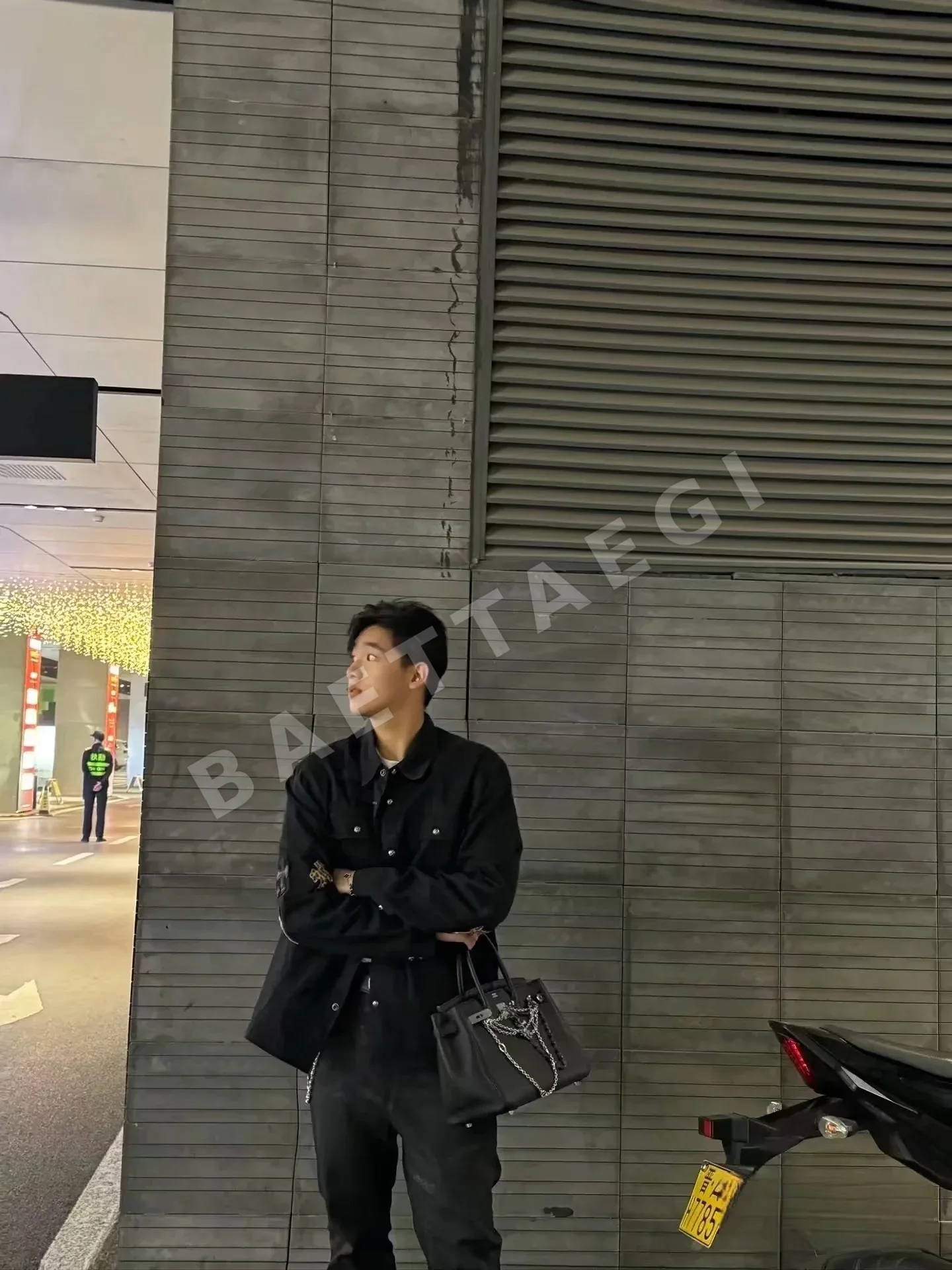 크롬하츠 워크 독 블랙 데님 레더 크로스 남성 자켓 상세 이미지 9