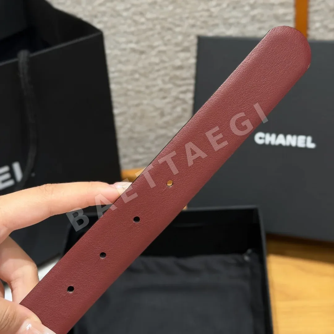 샤넬 리버시블 카프스킨 버클 벨트 상세 이미지 8