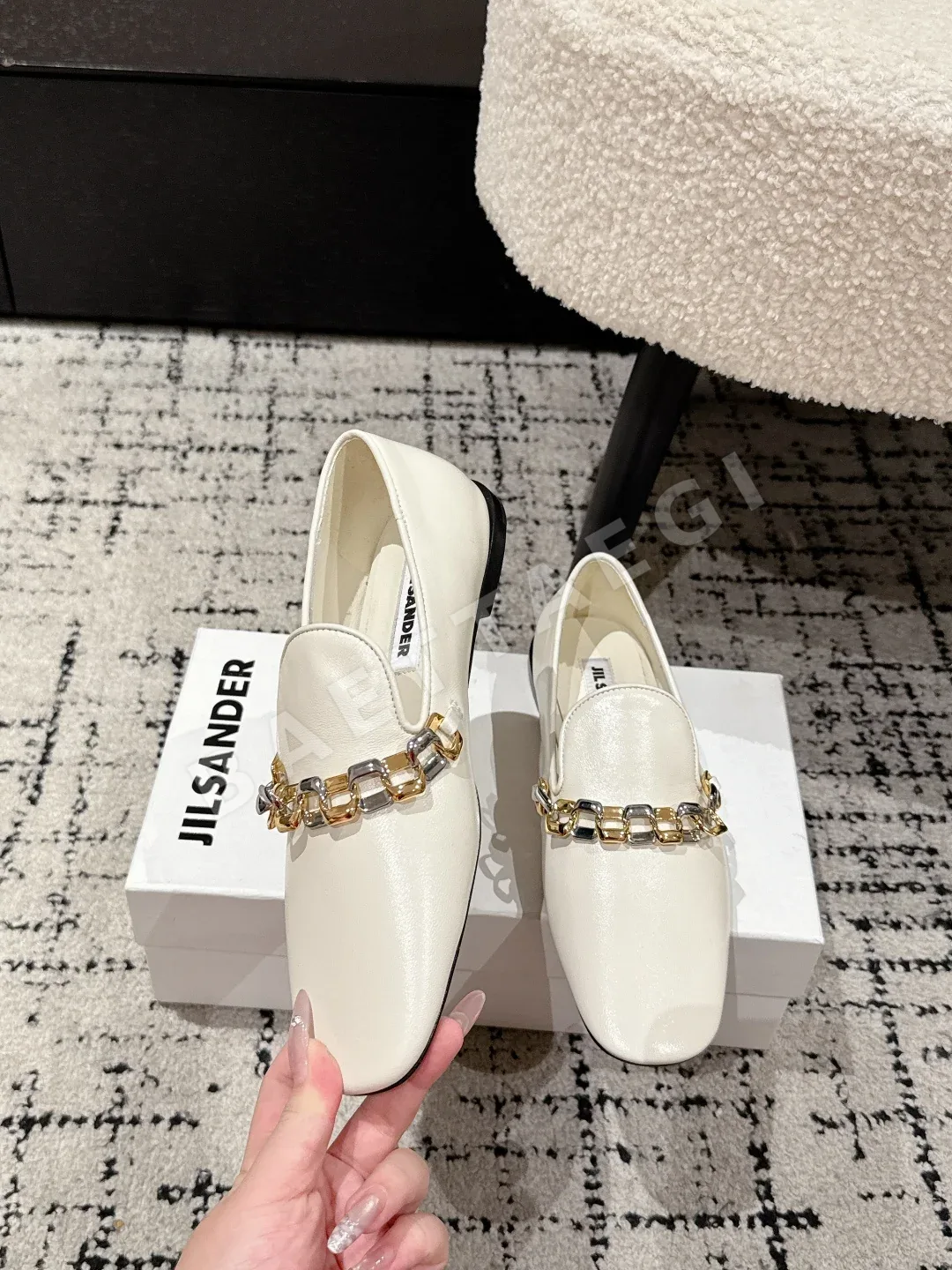질샌더 스퀘어토 로퍼 플랫 슈즈 상세 이미지 4