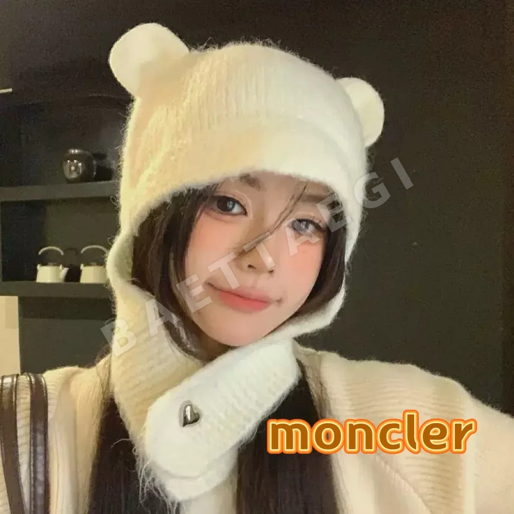 몽클레르 테디베어 니트 여성 모자 186882