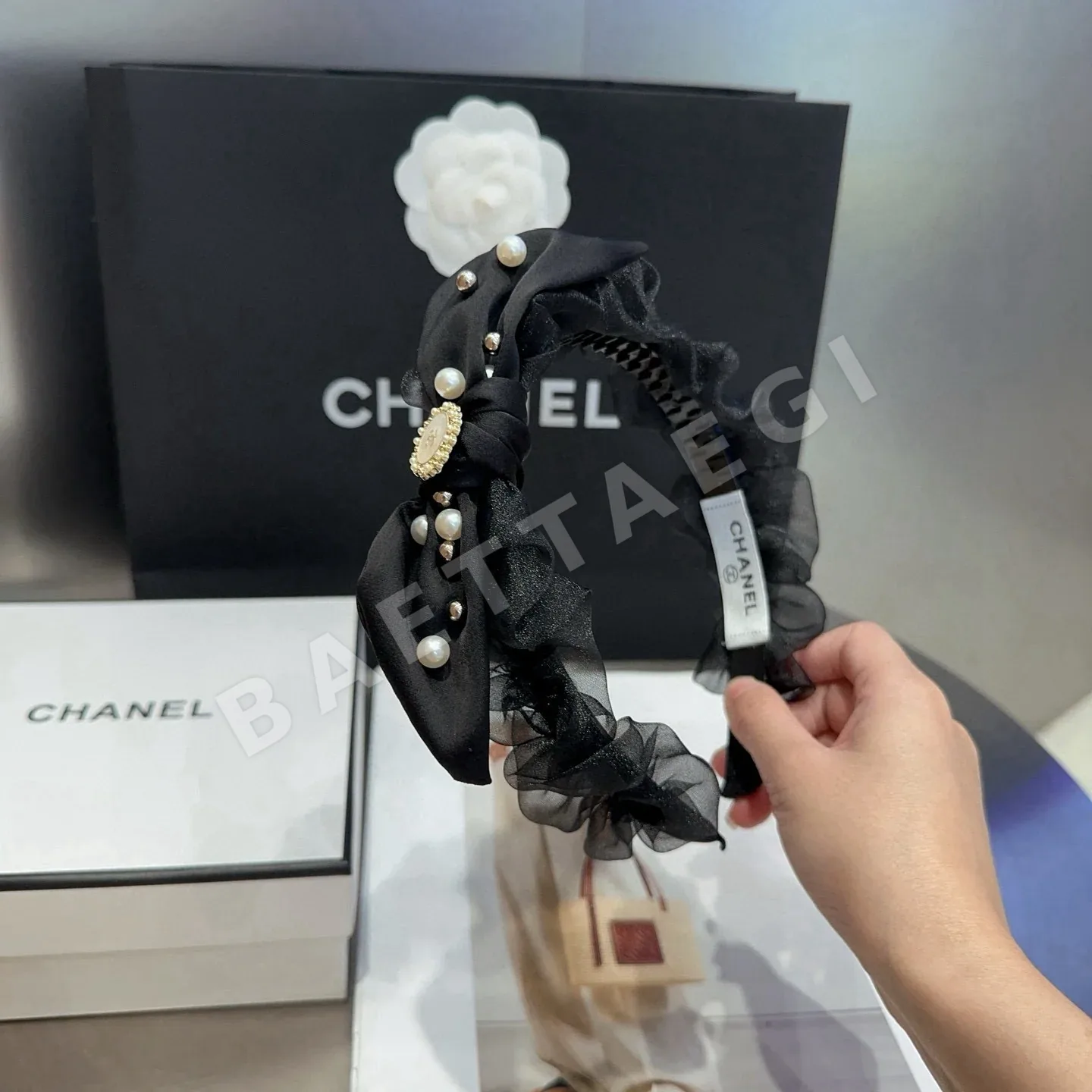 샤넬 헤어밴드 헤어악세사리 상세 이미지 4