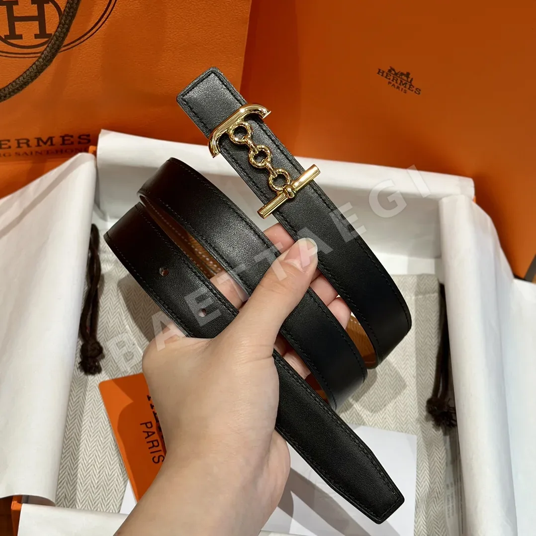 에르메스 H 버클 양면 가죽 벨트 상세 이미지 7