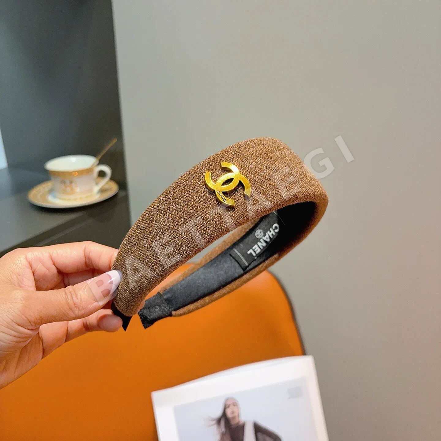 샤넬 와이드 헤어밴드 상세 이미지 3