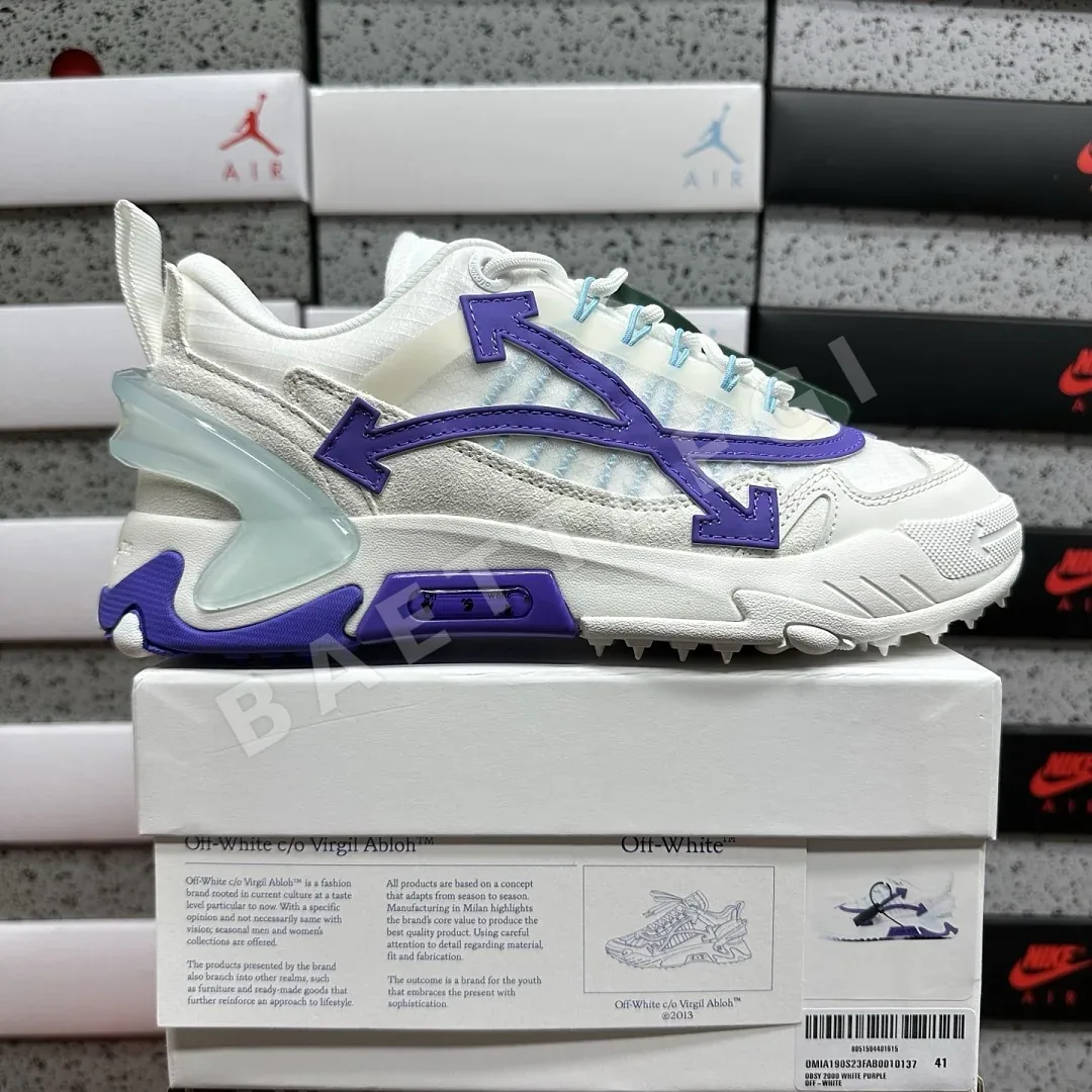 오프화이트 오디세이 2000 2000 화이트 퍼플 202468 Off White Odsy-2000 2000