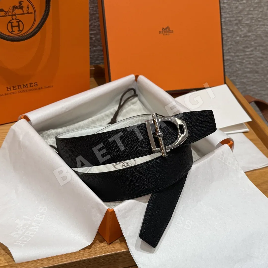 에르메스 앱송 가죽 리버시블 남성 벨트 상세 이미지 2