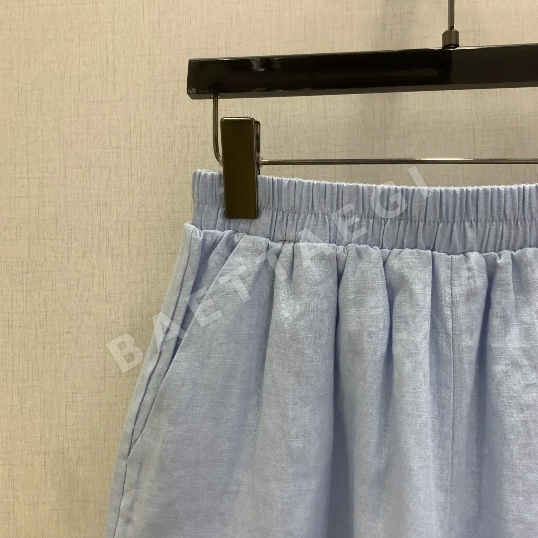 폴로 린넨 반바지 여성용 상세 이미지 2