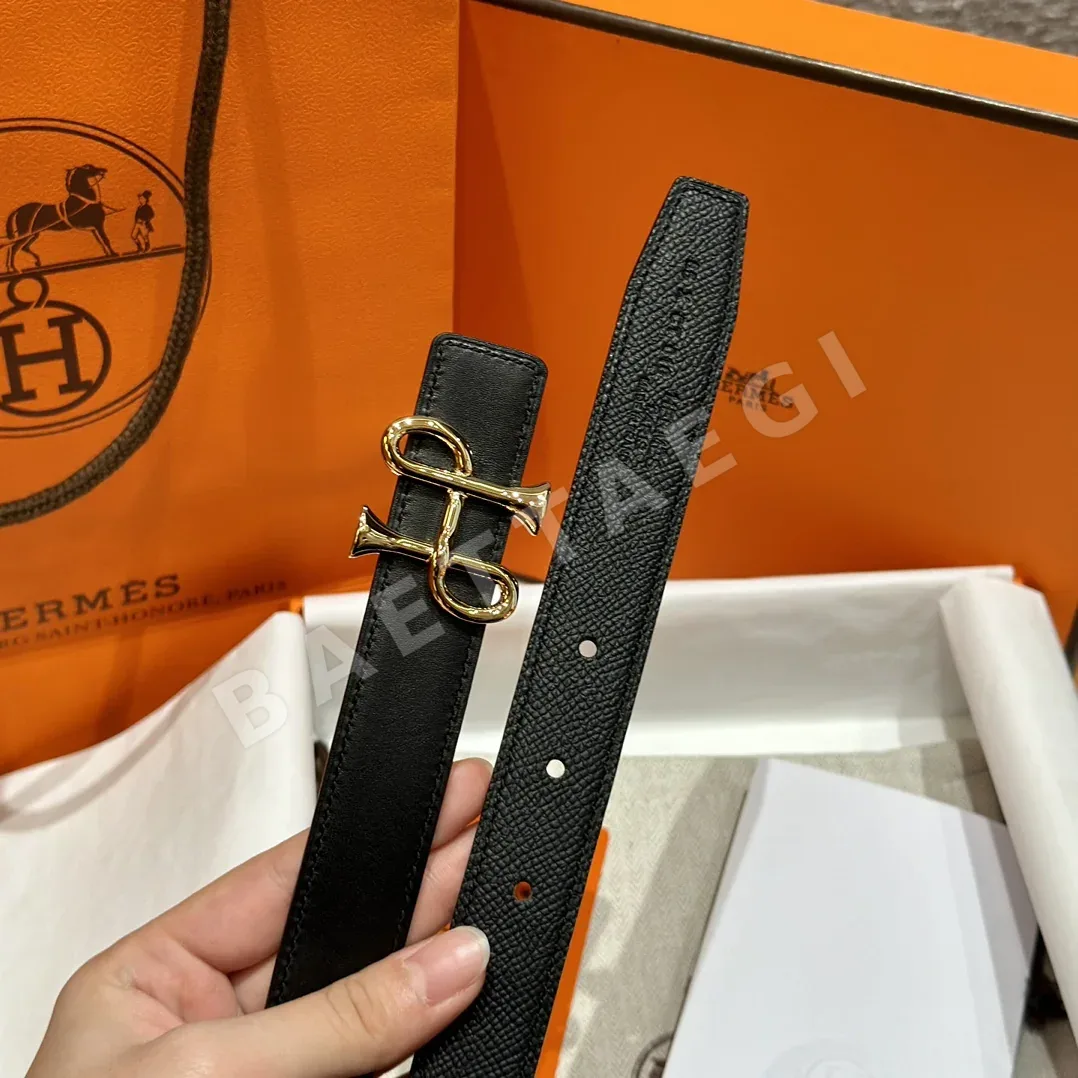 에르메스 H 버클 스위프트 가죽 양면 벨트 상세 이미지 8