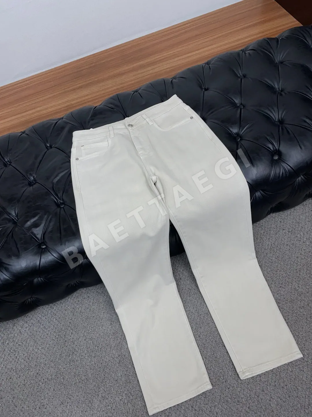 로로피아나 슬림핏 남성 바지 상세 이미지 6
