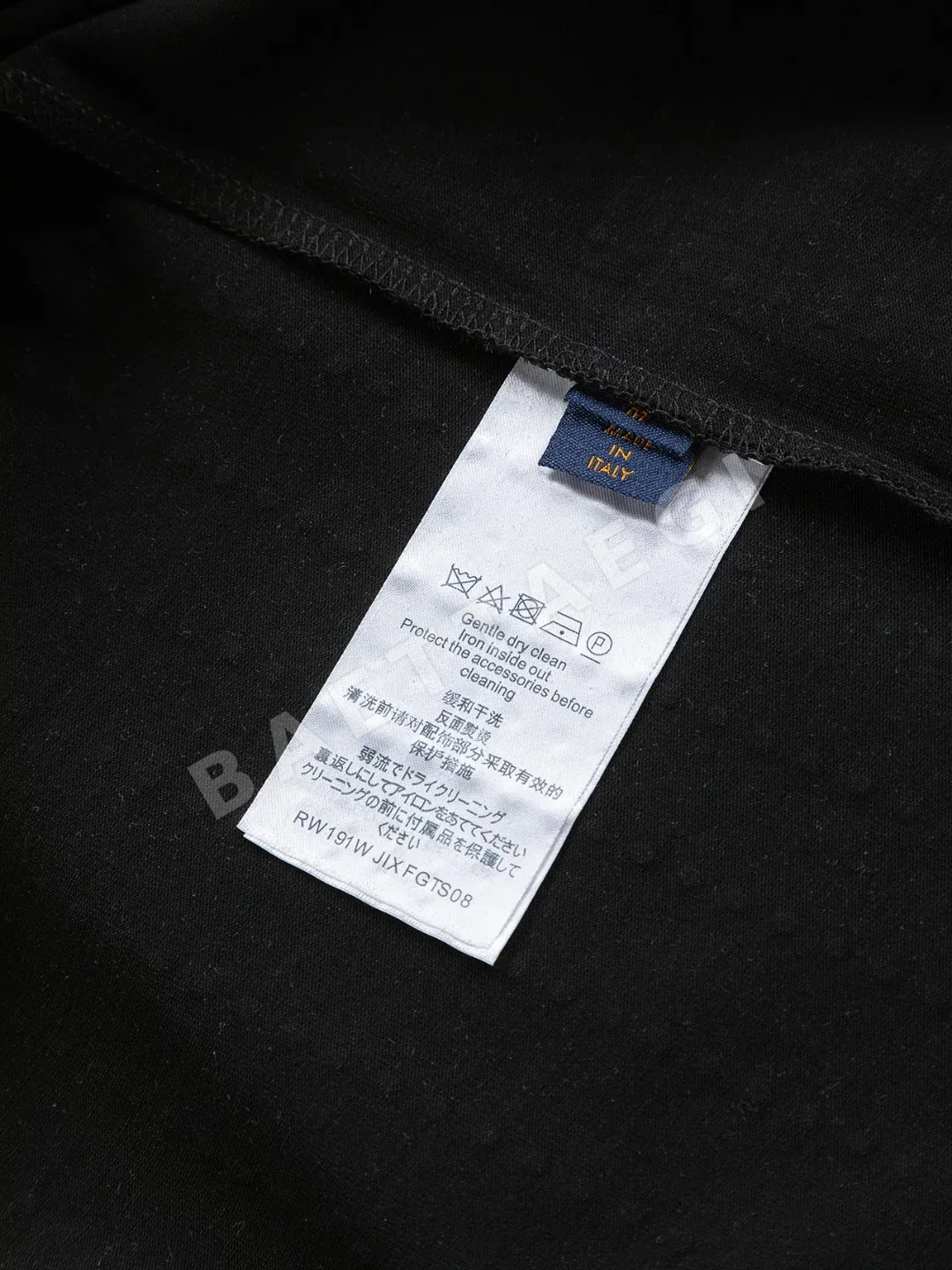 루이비통 라인스톤 패턴 유니섹스 반팔 티셔츠 상세 이미지 14