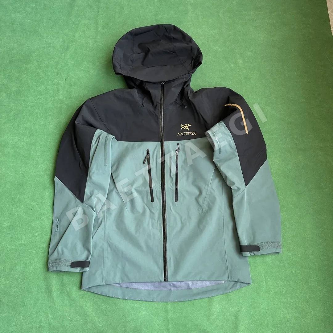 아크테릭스 [XF] 알파 SV 자켓 7 블랙 골드 그린 207797 Arc'teryx Alpha SV Jacket 7 SV7
