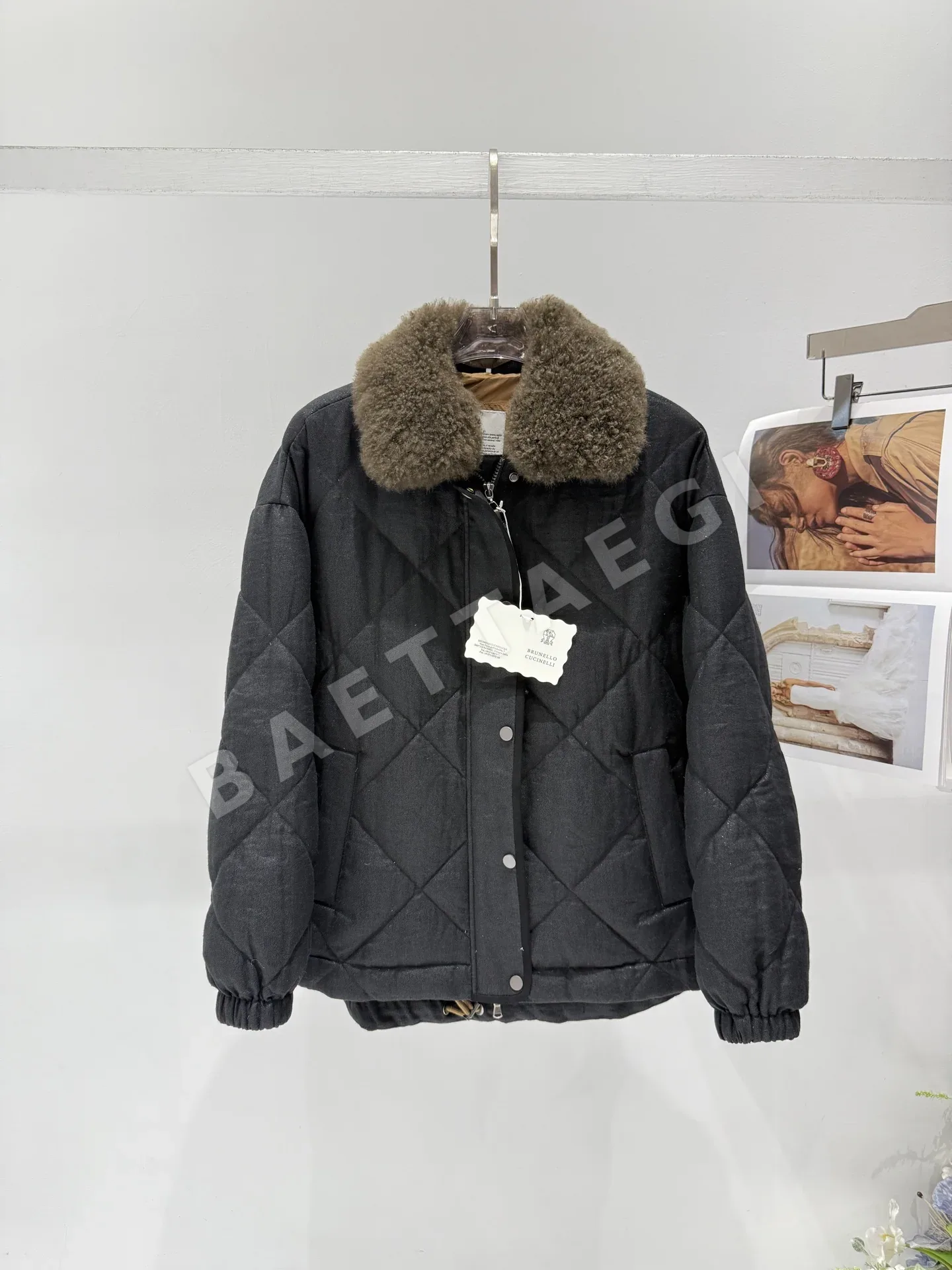 브루넬로쿠치넬리 오트쿠튀르 공방(Métiers d'Art) 컬렉션 패딩 상세 이미지 2
