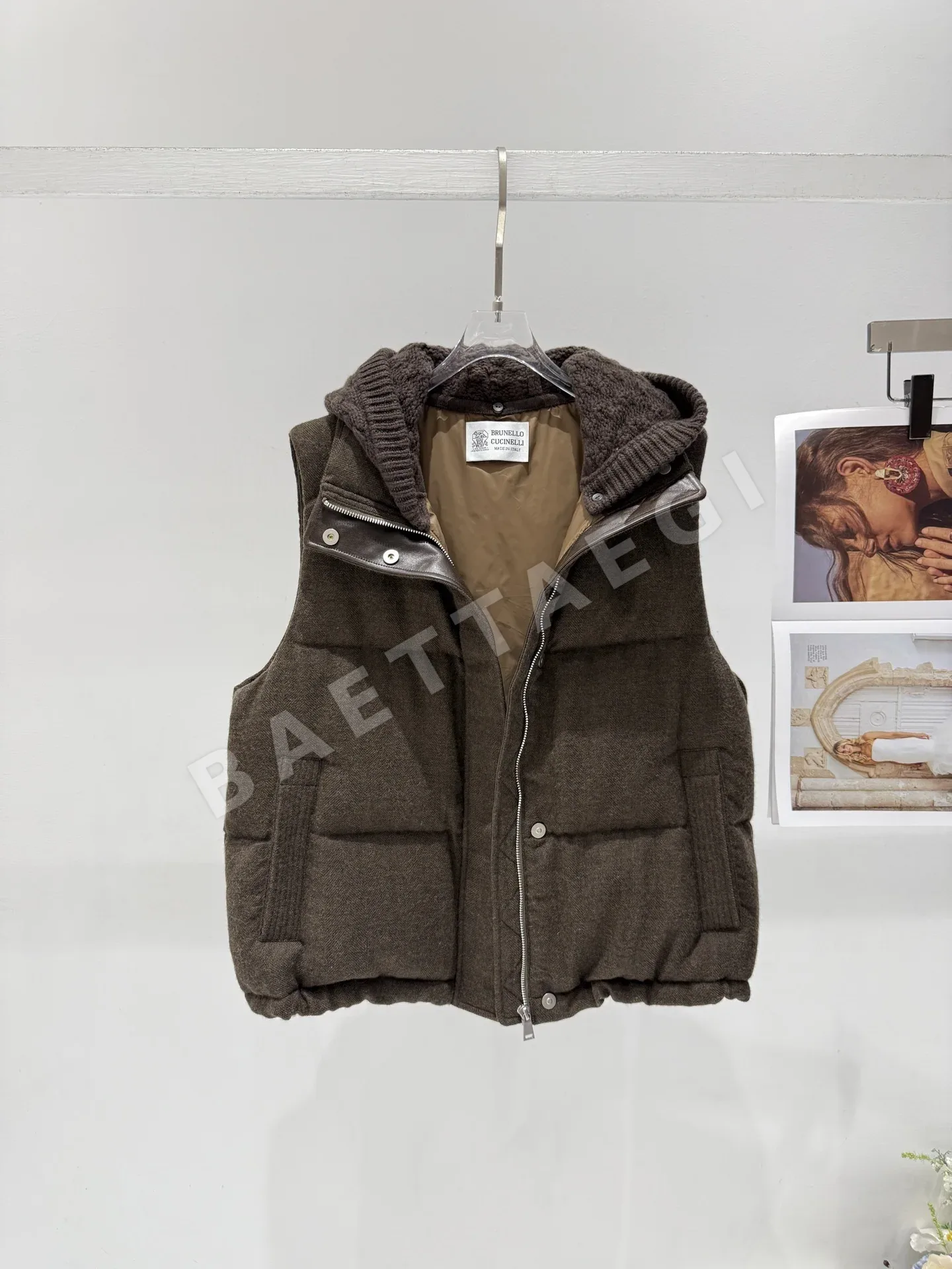 로로피아나 구스다운 여성 조끼 상세 이미지 8