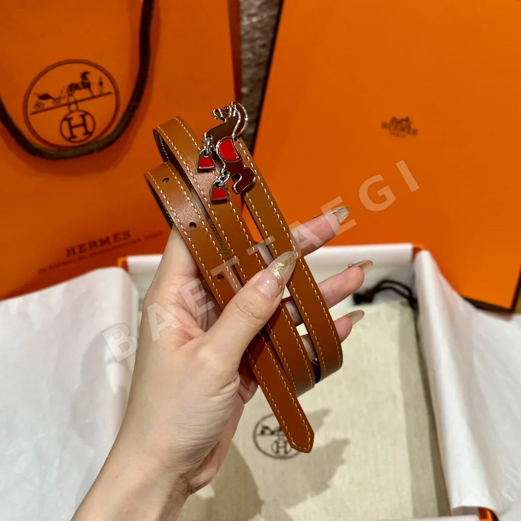 에르메스 그르낭 양면 송아지가죽 벨트 상세 이미지 5