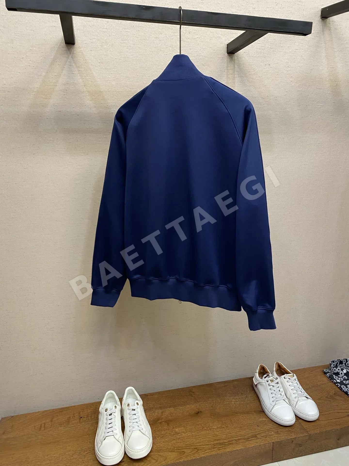 디올 다크 블루 커스텀 로고 웨빙 자켓 상세 이미지 3