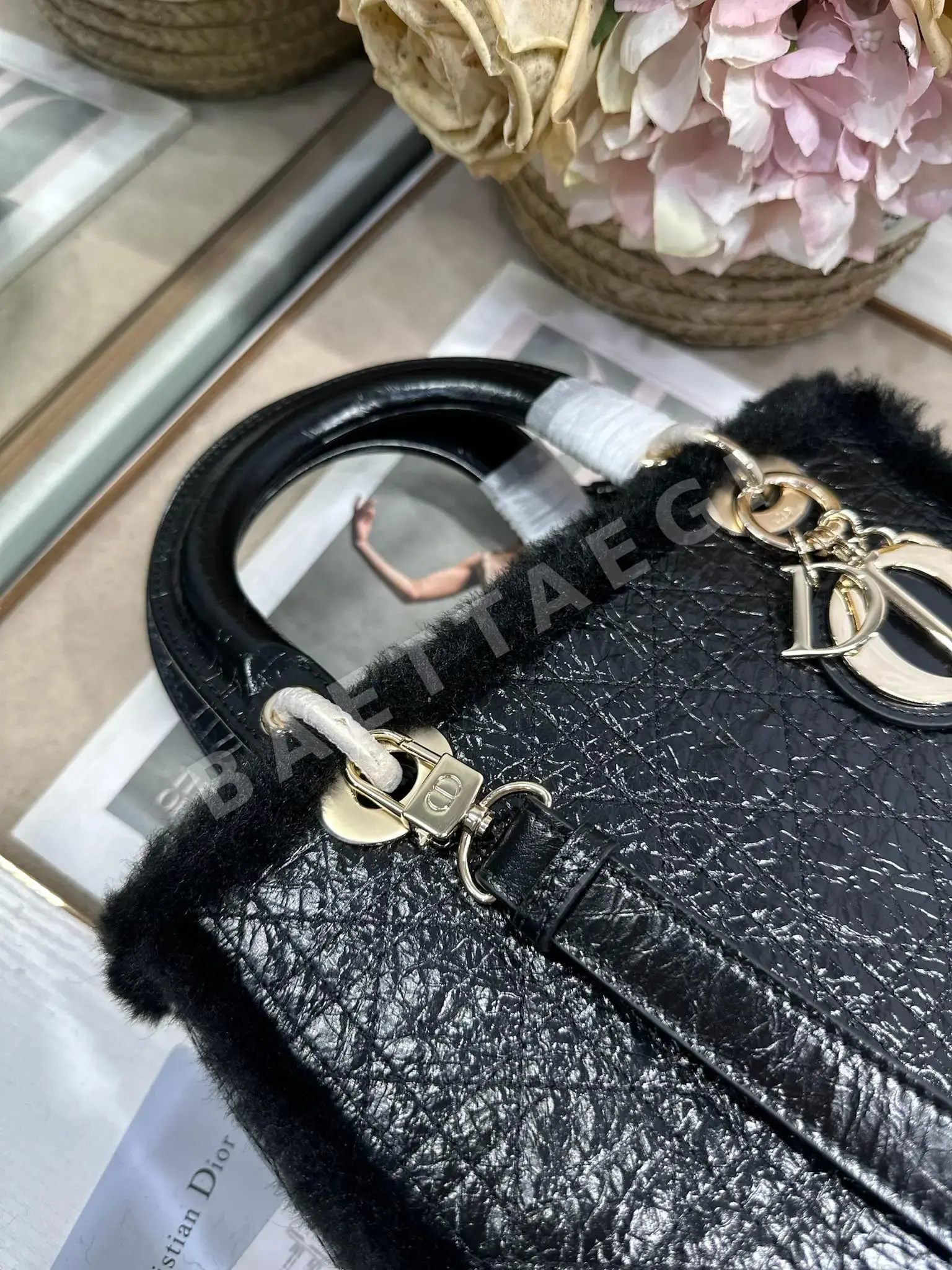 디올 레이디 5 컴파트먼트 미디엄 숄더백 상세 이미지 7