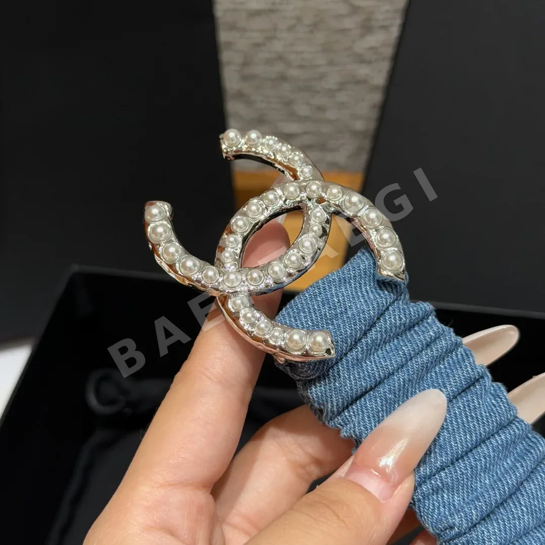 샤넬 램스킨 진주 더블 C 허리벨트 30mm 상세 이미지 3