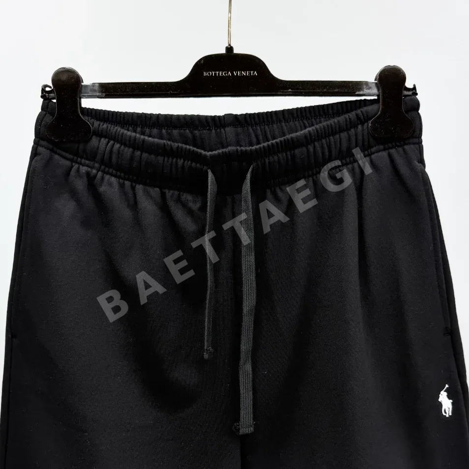 폴로 린넨 평직 자수 남성 반바지 상세 이미지 3