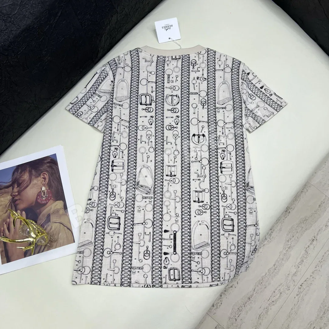 에르메스 여성 크루넥 반팔 티셔츠 상세 이미지 7