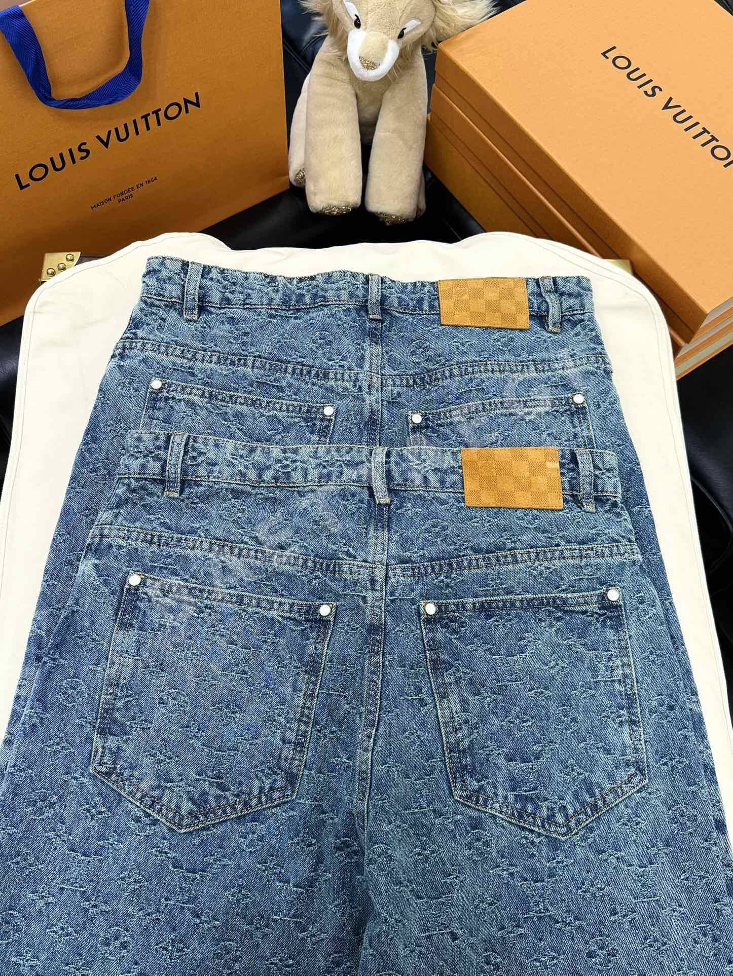 루이비통 LV 자카드 여성 바지 상세 이미지 5