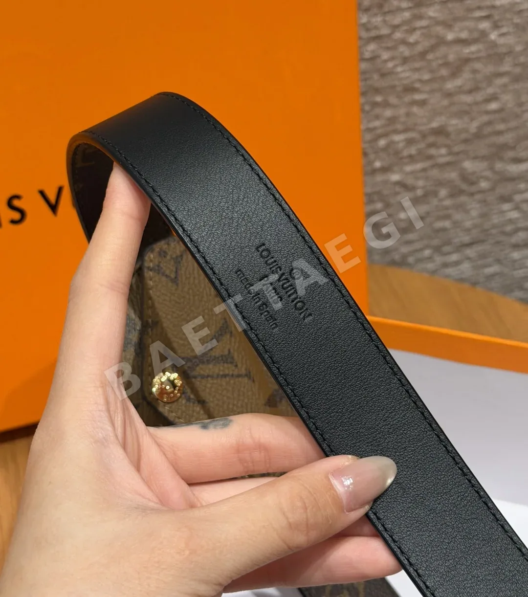 루이비통 모노그램 캔버스 벨트 세트 상세 이미지 7