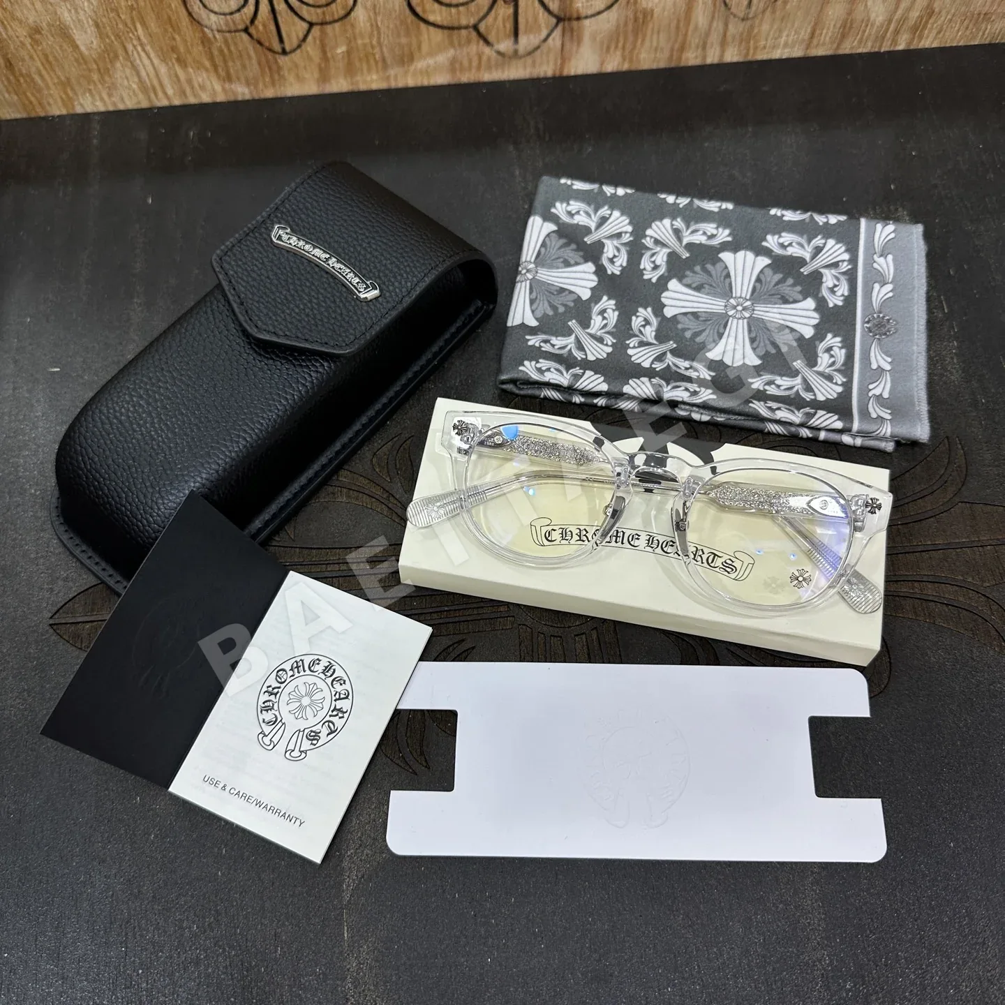 크롬하츠 AMBIDIXTROUS 925 실버 선글라스 162368