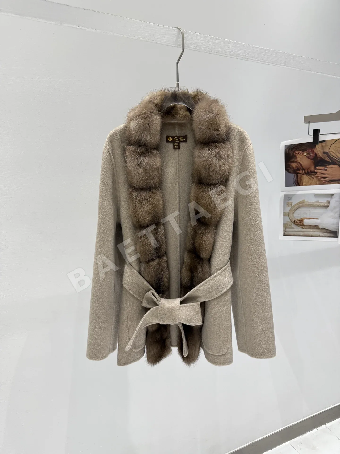 로로피아나 세이블 캐시미어 여성 자켓 171419