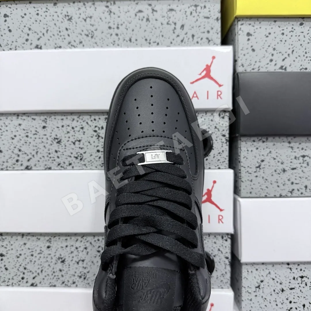 나이키 [WZ] 에어 포스 1 로우 315122-001 201503 Nike Air Force 1 Low '07 Black 상세 이미지 8