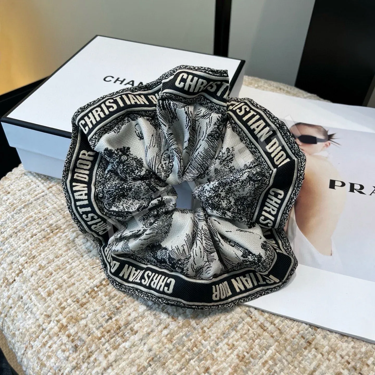 디올 CD 헤어 고무 상세 이미지 5