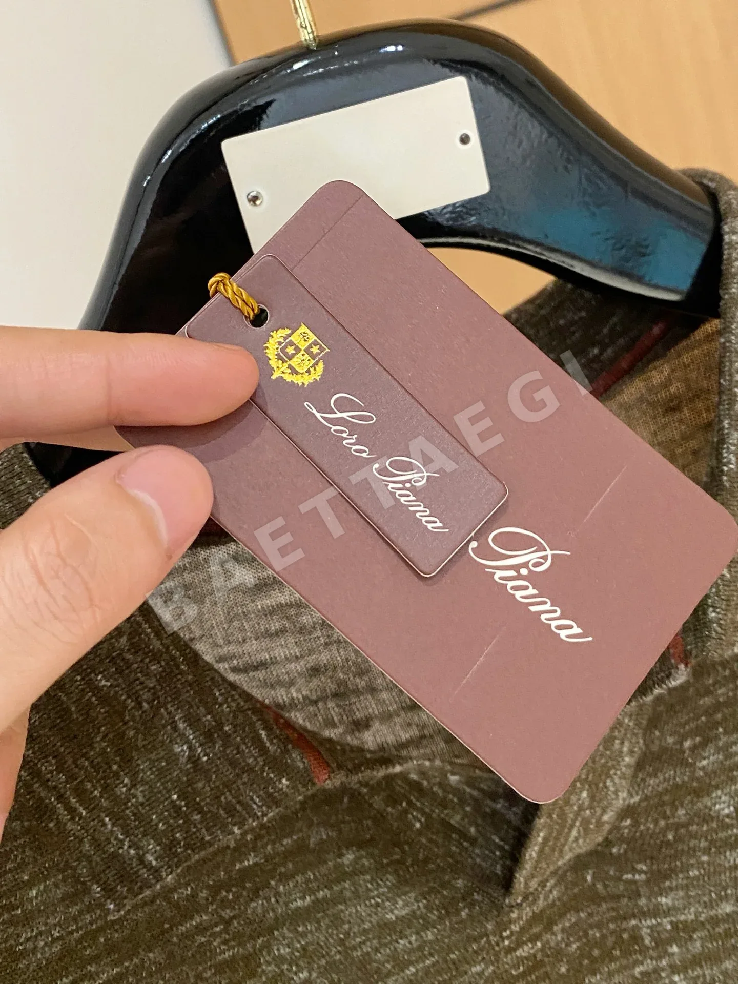 로로피아나 남성 린넨 반팔 티셔츠 상세 이미지 6