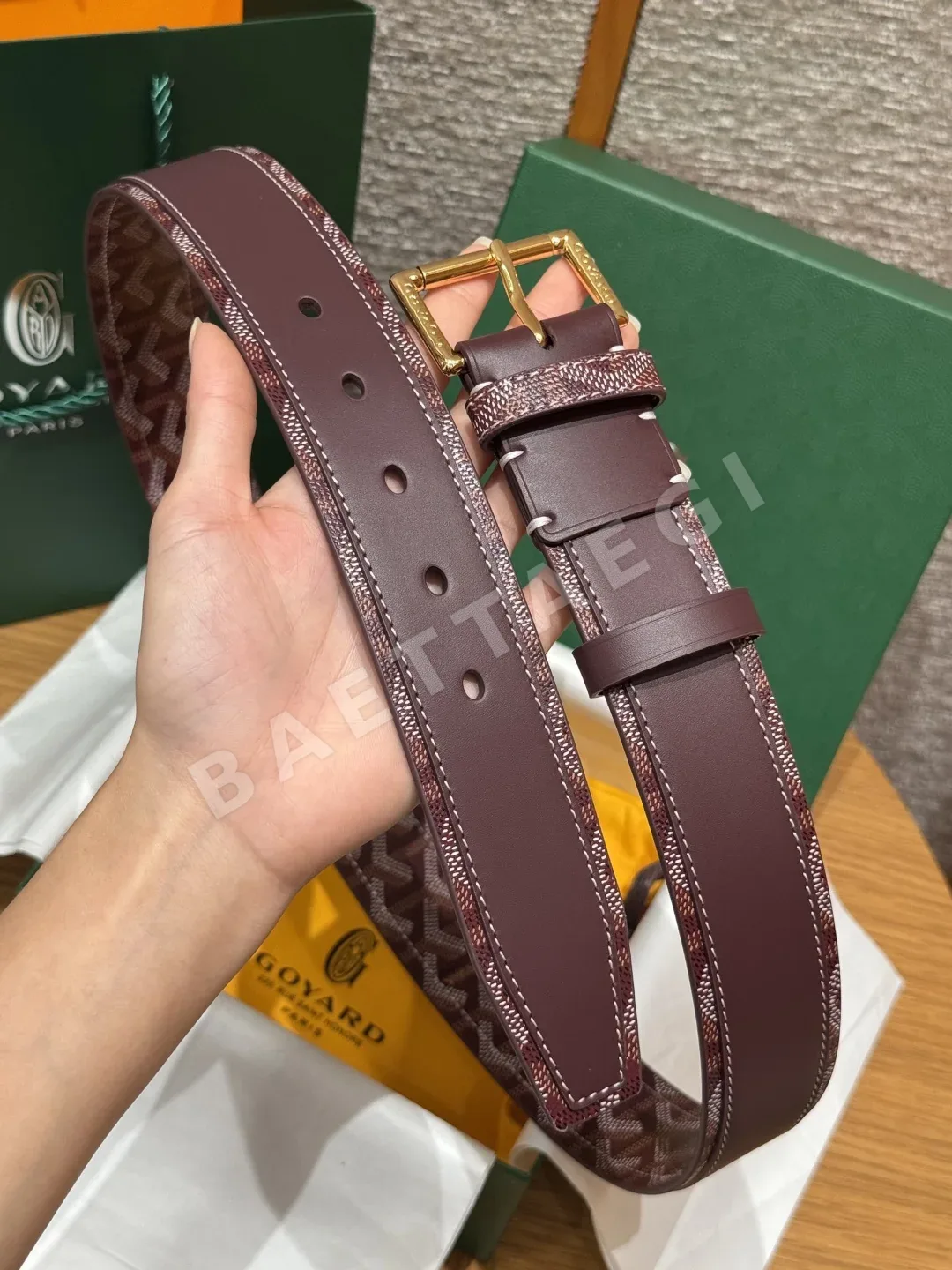 고야드 플로리다 롤러 버클 벨트 상세 이미지 5