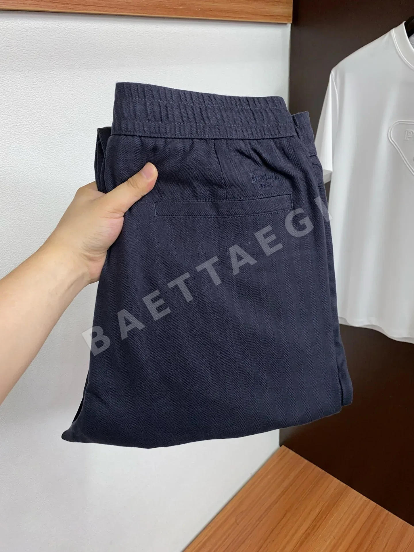 벨루티 남성 린넨 스트레이트 팬츠 138996