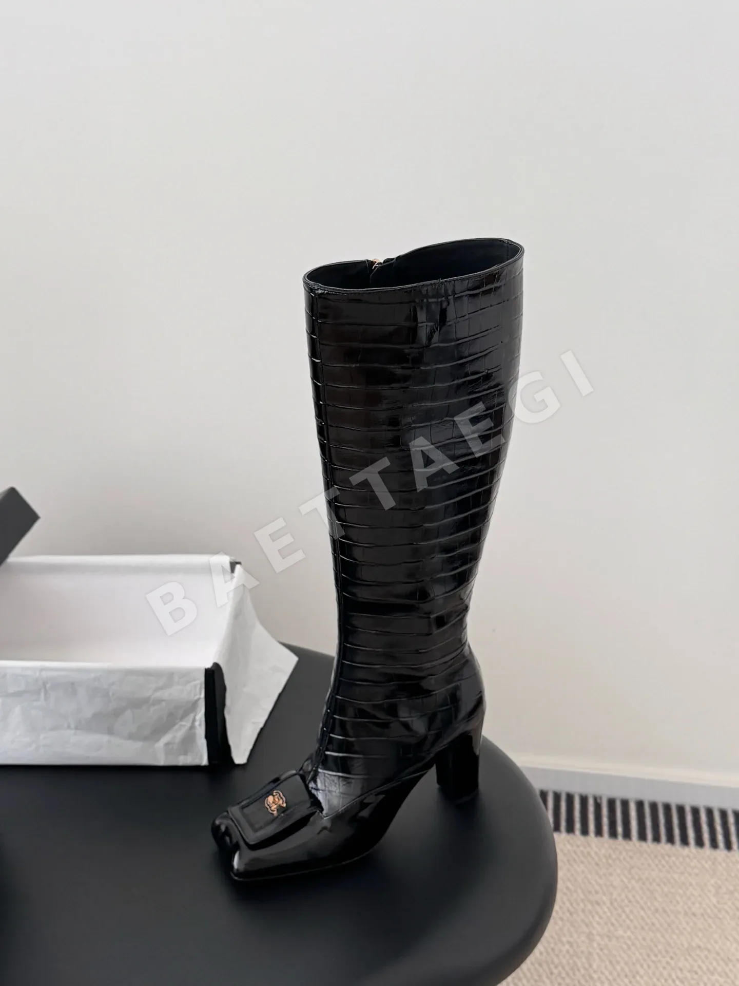 샤넬 25A 메티에다르 롱부츠 상세 이미지 5