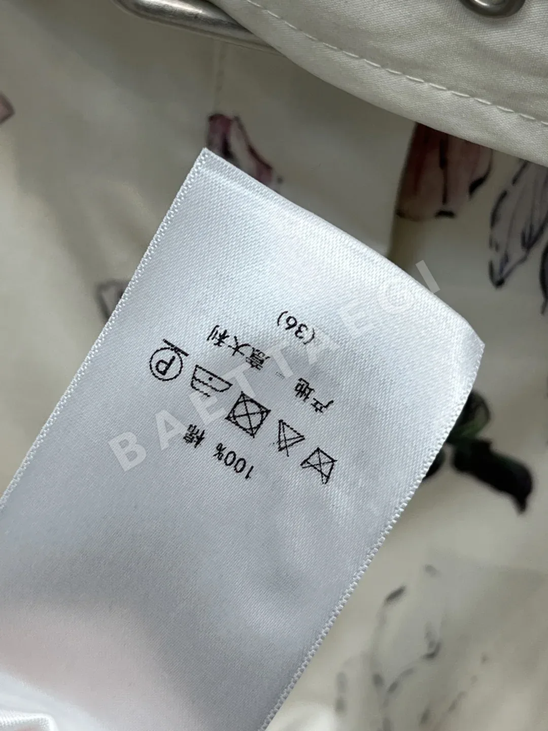 디올 화이트 플라워 민소매 원피스 상세 이미지 9