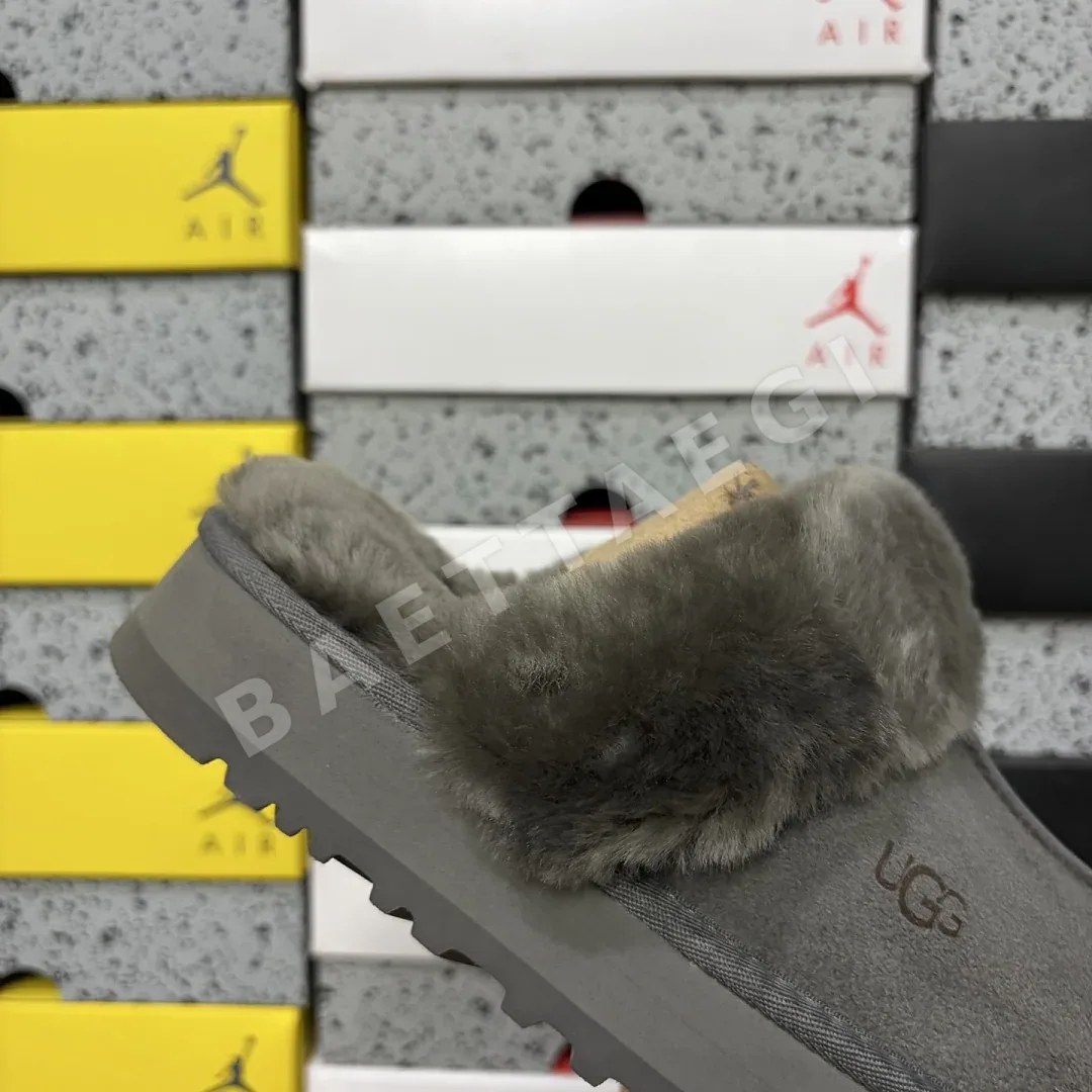 어그 [TOP] 그레이 208920 UGG Disquette Slipper Charcoal 3cm -2550 상세 이미지 9