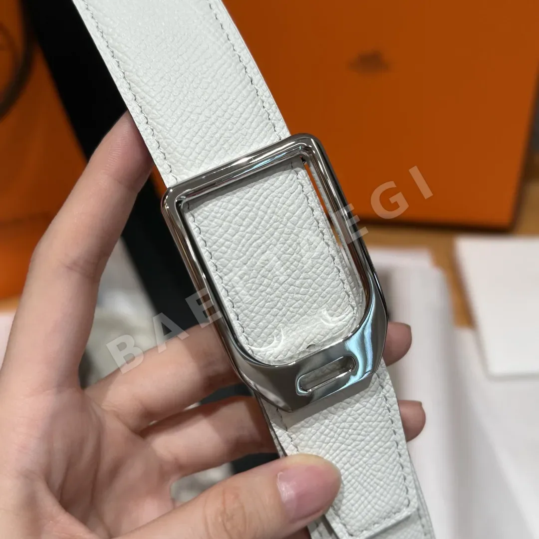 에르메스 조키 버클 앱송 가죽 벨트 상세 이미지 5