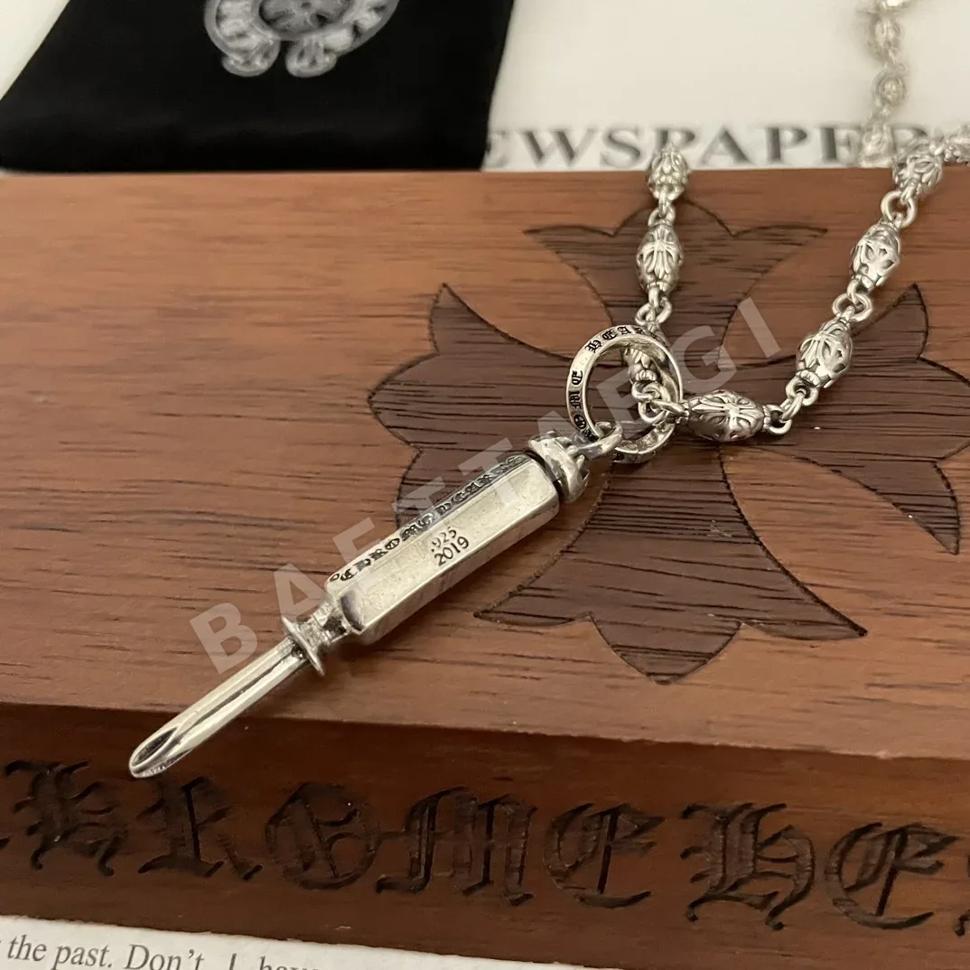 크롬하츠 크로스 볼 드라이버 펜던트 목걸이 상세 이미지 8