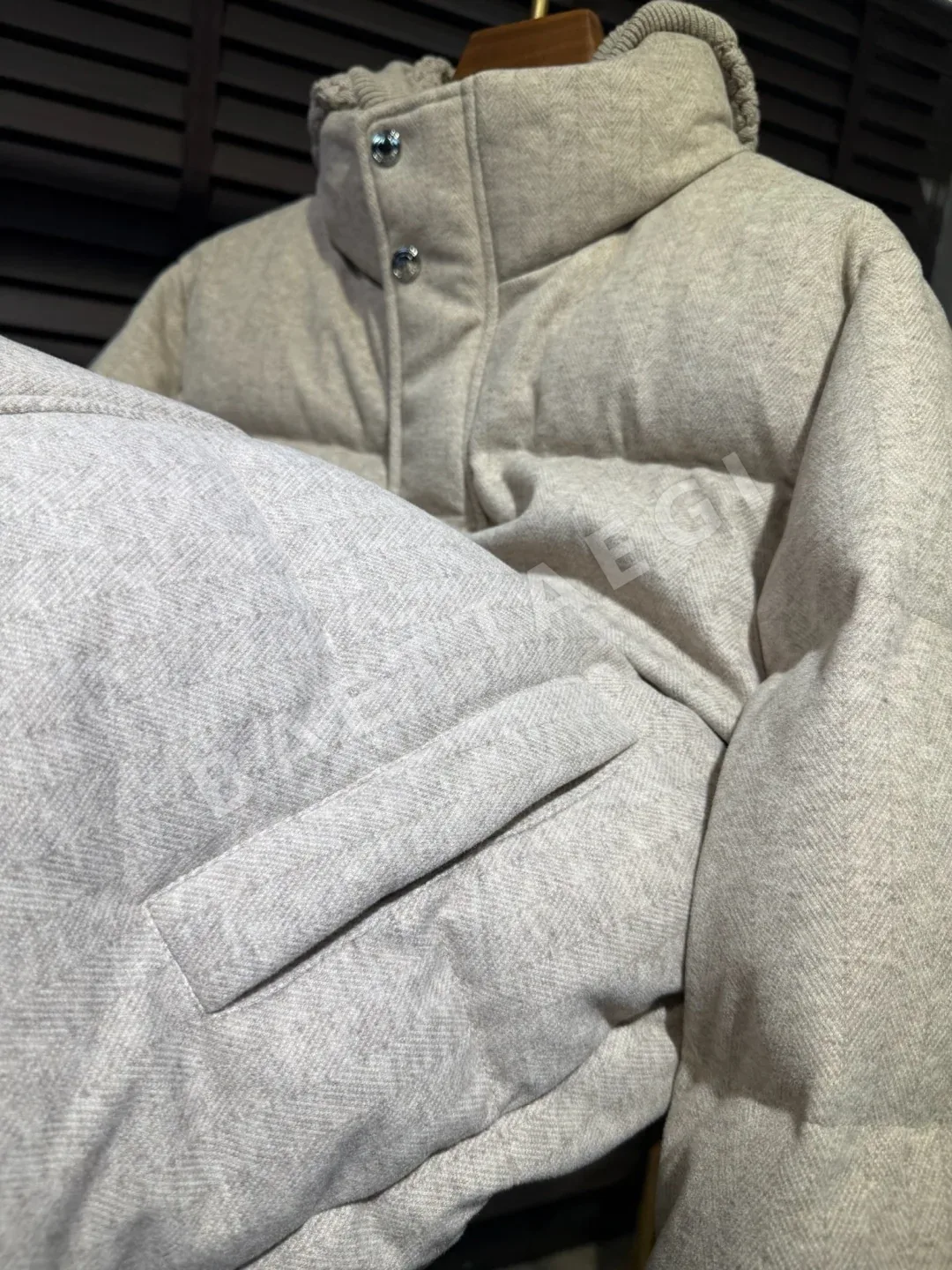 벨루티 캐시미어 울 구스다운 패딩 점퍼 상세 이미지 6