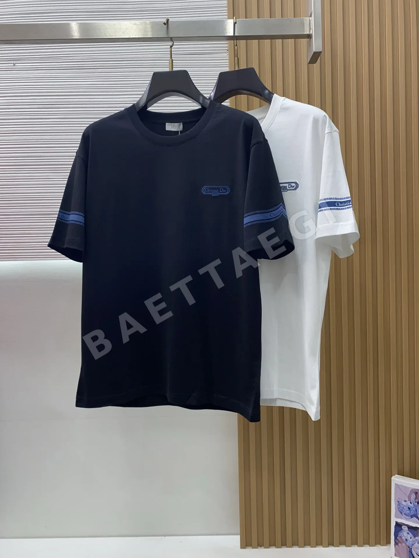 디올 코튼 크루넥 남성 반팔 티셔츠 상세 이미지 8