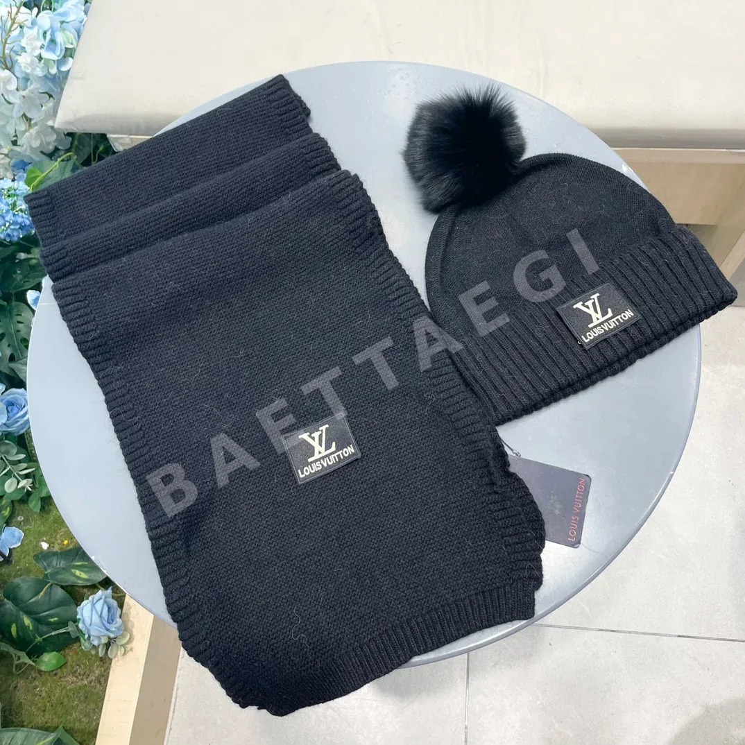 루이비통 울 세트 모자 상세 이미지 3