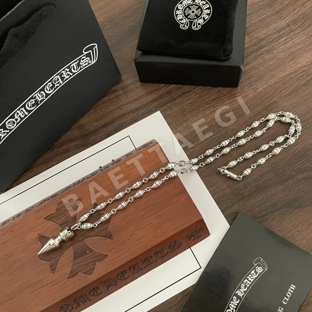 크롬하츠 빈티지 십자가 총알 펜던트 목걸이 상세 이미지 7