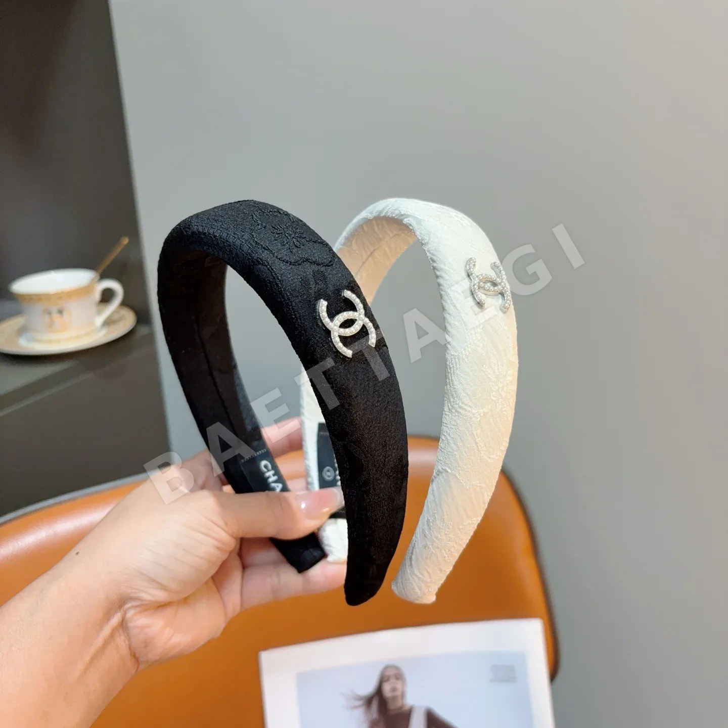 샤넬 스펀지 헤드밴드 182662